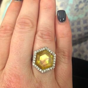Beautiful Chloe an Isobel hexagonal ring